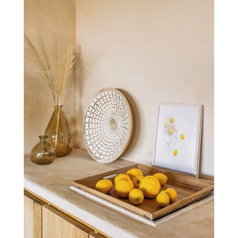 Kave Home - Tableau Leyla En Bois Filet Avec Citrons 30 X 40 Cm - Multicolore 4 Kave Home - Tableau Leyla En Bois Filet Avec Citrons 30 X 40 Cm - Multicolore – Image 2