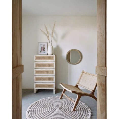 Kave Home - Tableau Leyla En Bois Porte Maison Rouge 30 X 40 Cm - Naturel 4 Kave Home - Tableau Leyla En Bois Porte Maison Rouge 30 X 40 Cm - Naturel – Image 2