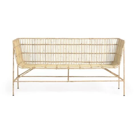 Kave Home - Canapé Aiala 2 Places Rotin 140 Cm - Naturel 4 Kave Home - Canapé Aiala 2 Places Rotin 140 Cm - Naturel – Image 2