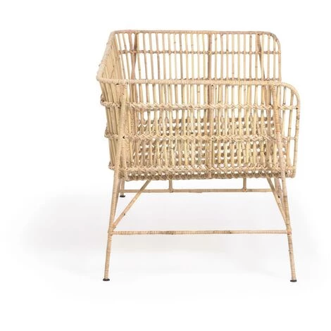 Kave Home - Canapé Aiala 2 Places Rotin 140 Cm - Naturel 5 Kave Home - Canapé Aiala 2 Places Rotin 140 Cm - Naturel – Image 3