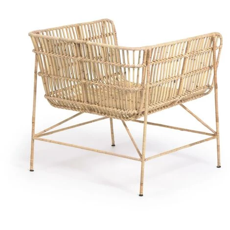 Kave Home - Fauteuil Aiala Rotin - Naturel 5 Kave Home - Fauteuil Aiala Rotin - Naturel – Image 3