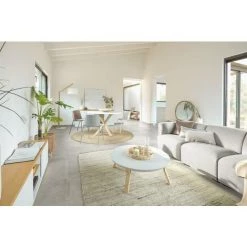 Kave Home - Meuble TV Abilen 2 Portes Et 2 Tiroirs Placage De Chêne Et Laqué Blanc 200x44 Cm FSC 100% - Blanc 8 Kave Home - Meuble TV Abilen 2 Portes Et 2 Tiroirs Placage De Chêne Et Laqué Blanc 200x44 Cm FSC 100% - Blanc -KAVE HOME Soldes 2022 51186436 3