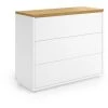 Kave Home - Commode Abilen Contreplaqué De Chêne Et Laqué En Blanc 90 X 75 Cm FSC 100% - Blanc 2 Kave Home - Commode Abilen Contreplaqué De Chêne Et Laqué En Blanc 90 X 75 Cm FSC 100% - Blanc -KAVE HOME Soldes 2022 51186437 1