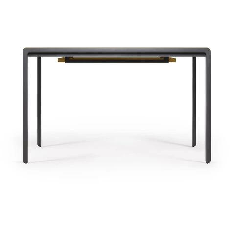 Kave Home - Table Extensible Nadyria En Contreplaqué De Chêne Et Pieds En Acier Noir 120 (160) X 80 Cm - Naturel 5 Kave Home - Table Extensible Nadyria En Contreplaqué De Chêne Et Pieds En Acier Noir 120 (160) X 80 Cm - Naturel – Image 3