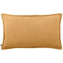 Kave Home - Housse De Coussin Blok En Lin Moutarde 30 X 50 Cm - Moutarde