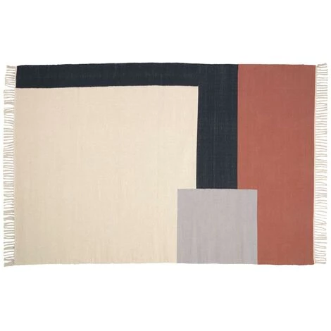 Kave Home - Tapis Cataleya 100% Coton Multicolore 160 X 230 Cm - Multicolore 3 Kave Home - Tapis Cataleya 100% Coton Multicolore 160 X 230 Cm - Multicolore