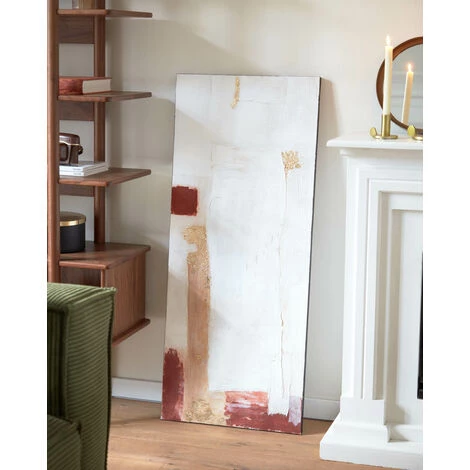 Kave Home - Toile Winona En Blanc, Rouge Et Doré 50 X 120 Cm - Multicolore 4 Kave Home - Toile Winona En Blanc, Rouge Et Doré 50 X 120 Cm - Multicolore – Image 2