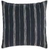 Kave Home - Housse De Coussin Adalgisa En Coton à Rayures Noir Et Blanc 45 X 45 Cm - Noir