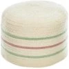 Kave Home - Pouf Rond Daiana En Coton Beige Et Multicolore Ø 40 Cm - Multicolore