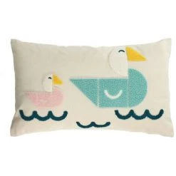 Kave Home - Housse De Coussin Samudra 100% Coton Canards Multicolore 30 X 50 Cm - Multicolore