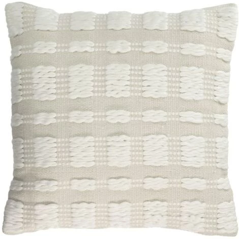 Kave Home - Housse De Coussin Aima Beige Et Blanc 45 X 45 Cm 3 Kave Home - Housse De Coussin Aima Beige Et Blanc 45 X 45 Cm