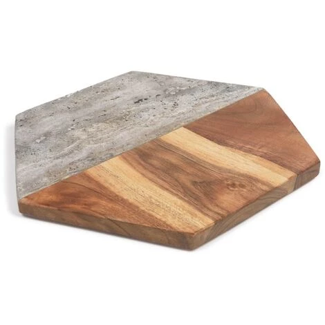 Kave Home - Plateau Sinai En Bois Et Pierre - Naturel 3 Kave Home - Plateau Sinai En Bois Et Pierre - Naturel