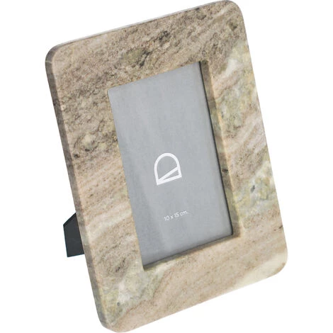 Kave Home - Cadre Photo Valdina En Pierre Beige Et Marron 23 X 18 Cm - Naturel 3 Kave Home - Cadre Photo Valdina En Pierre Beige Et Marron 23 X 18 Cm - Naturel