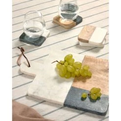 Kave Home - Plateau Wilmina En Marbre Blanc Et Vert Et Bois - Multicolore 5 Kave Home - Plateau Wilmina En Marbre Blanc Et Vert Et Bois - Multicolore -KAVE HOME Soldes 2022 51186557 2