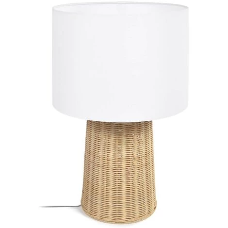 Kave Home - Lampe De Table Kimjit En Rotin Finition Naturelle - Naturel 3 Kave Home - Lampe De Table Kimjit En Rotin Finition Naturelle - Naturel