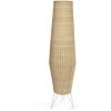 Kave Home - Lampadaire Grande Kamaria En Rotin Finition Naturelle - Naturel