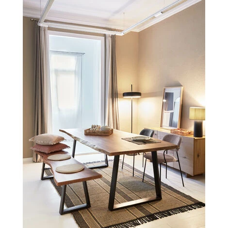 Kave Home - Housse De Coussin Abinadi En Coton Et Lin Avec Franges Terracotta 45 X 45cm - Rouge 4 Kave Home - Housse De Coussin Abinadi En Coton Et Lin Avec Franges Terracotta 45 X 45cm - Rouge – Image 2