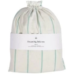 Kave Home - Parure Gaitana Drap,housse Couette,taies Oreiller 100% Coton Bio GOTS Turquoise 60 X 120cm - Turquoise 8 Kave Home - Parure Gaitana Drap,housse Couette,taies Oreiller 100% Coton Bio GOTS Turquoise 60 X 120cm - Turquoise -KAVE HOME Soldes 2022 51186596 3