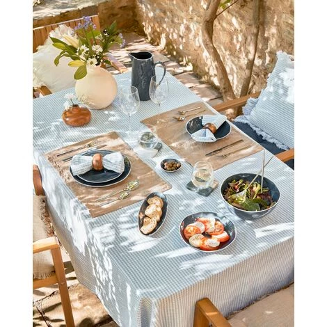 Kave Home - Lot De 2 Sets De Table Abinadi En Coton Et Lin Beige 35 X 50 Cm - Beige 4 Kave Home - Lot De 2 Sets De Table Abinadi En Coton Et Lin Beige 35 X 50 Cm - Beige – Image 2