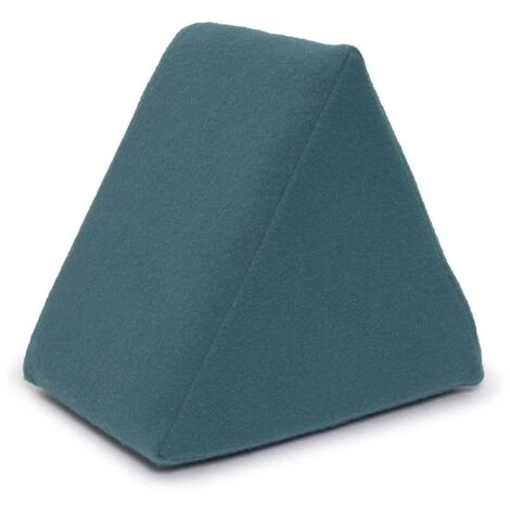 Kave Home - Pouf Triangulaire Jalila Bleu 25 X 25 Cm - Bleu 3 Kave Home - Pouf Triangulaire Jalila Bleu 25 X 25 Cm - Bleu