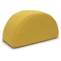 Kave Home - Pouf Demi-lune Jalila Moutarde Ø 25 X 25 Cm - Moutarde