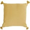 Kave Home - Housse De Coussin Eirenne En Coton Et Lin Moutarde 45 X 45cm - Moutarde