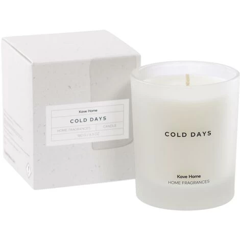 Kave Home - Bougie Parfumée Cold Days 180 G - Transparent 3 Kave Home - Bougie Parfumée Cold Days 180 G - Transparent