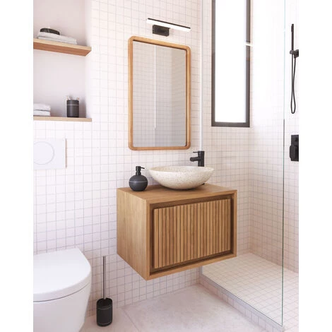 Kave Home - Distributeur De Savon Cerisa En Céramique Noir Avec Détail Blanc - Noir 5 Kave Home - Distributeur De Savon Cerisa En Céramique Noir Avec Détail Blanc - Noir – Image 3