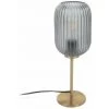 Kave Home - Lampe De Table Hestia En Métal Finition Laiton Et Verre Gris - Doré 2 Kave Home - Lampe De Table Hestia En Métal Finition Laiton Et Verre Gris - Doré -KAVE HOME Soldes 2022 51186661 1