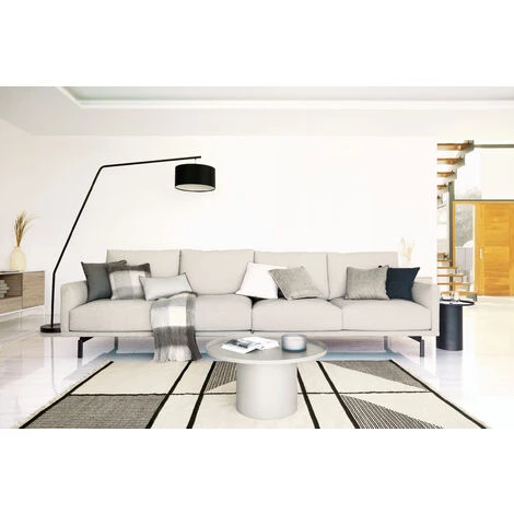 Kave Home - Housse De Coussin Elea 100% Lin Gris Foncé 45 X 45 Cm - Gris 4 Kave Home - Housse De Coussin Elea 100% Lin Gris Foncé 45 X 45 Cm - Gris – Image 2