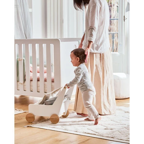 Kave Home - Pouf Rond Flaminia Blanc Ø 45cm - Blanc 4 Kave Home - Pouf Rond Flaminia Blanc Ø 45cm - Blanc – Image 2