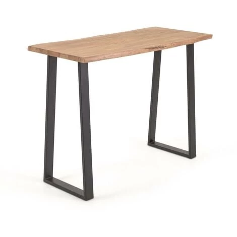 Kave Home - Table Haute Alaia En Bois Massif D'acacia Finition Naturelle 140 X 60cm - Naturel 3 Kave Home - Table Haute Alaia En Bois Massif D'acacia Finition Naturelle 140 X 60cm - Naturel