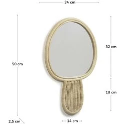Kave Home - Miroir Nauze En Rotin 34 X 50 Cm - Naturel 7 Kave Home - Miroir Nauze En Rotin 34 X 50 Cm - Naturel -KAVE HOME Soldes 2022 51252223 3