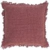 Kave Home - Housse De Coussin Shallow 100 % Coton à Franges Bordeaux 45 X 45 Cm - Rouge 2 Kave Home - Housse De Coussin Shallow 100 % Coton à Franges Bordeaux 45 X 45 Cm - Rouge -KAVE HOME Soldes 2022 51638308 1