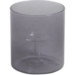 Kave Home - Bougeoir Rylee Petit Format Gris Foncé - Gris