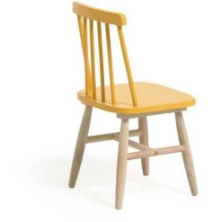 Kave Home - Chaise Enfant Tressia Bois D'hévéa Massif Avec Finition Jaune Et Naturelle - Moutarde 9 Kave Home - Chaise Enfant Tressia Bois D'hévéa Massif Avec Finition Jaune Et Naturelle - Moutarde -KAVE HOME Soldes 2022 52535298 3