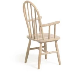 Kave Home - Chaise Enfant Daisa Bois D'hévéa Massif - Naturel -KAVE HOME Soldes 2022 52535299 3