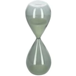 Kave Home - Sablier Jany En Verre Vert - Gris