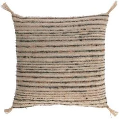 Kave Home - Housse De Coussin Briksa En Coton Et Soie Multicolore 45 X 45 Cm - Multicolore