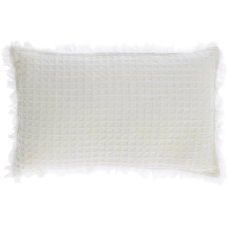 Kave Home - Housse De Coussin Shallow 100 % Coton Blanc 30 X 50 Cm - Blanc 3 Kave Home - Housse De Coussin Shallow 100 % Coton Blanc 30 X 50 Cm - Blanc