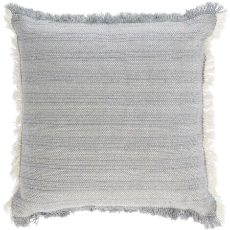 Kave Home - Housse De Coussin Devi à Franges Beiges Et Bleues 45 X 45 Cm - Bleu 3 Kave Home - Housse De Coussin Devi à Franges Beiges Et Bleues 45 X 45 Cm - Bleu