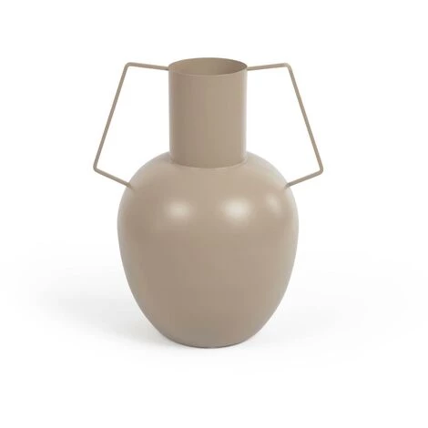 Kave Home - Vase Bellabel En Métal Marron Clair 38 Cm - Marron 3 Kave Home - Vase Bellabel En Métal Marron Clair 38 Cm - Marron
