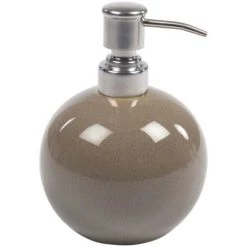 Kave Home - Distributeur De Savon Berdolina En Céramique Marron - Marron