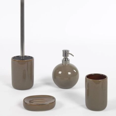 Kave Home - Porte-savon Berdolina En Céramique Marron - Marron 4 Kave Home - Porte-savon Berdolina En Céramique Marron - Marron – Image 2