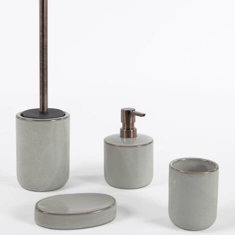 Kave Home - Brosse De Toilette Chavela En Céramique Gris - Gris 4 Kave Home - Brosse De Toilette Chavela En Céramique Gris - Gris – Image 2