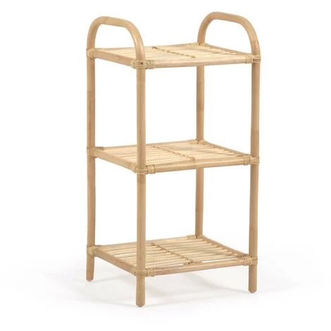 Kave Home - Étagère Ormela En Rotin Finition Naturelle 40 X 80 Cm - Naturel 3 Kave Home - Étagère Ormela En Rotin Finition Naturelle 40 X 80 Cm - Naturel