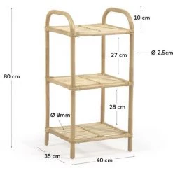Kave Home - Étagère Ormela En Rotin Finition Naturelle 40 X 80 Cm - Naturel 7 Kave Home - Étagère Ormela En Rotin Finition Naturelle 40 X 80 Cm - Naturel -KAVE HOME Soldes 2022 52695704 3