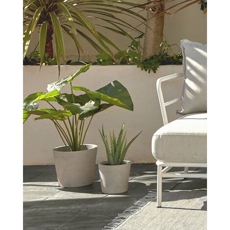 Kave Home - Plante Artificielle Aloe Vera Avec Pot Noir 36 Cm - Noir 4 Kave Home - Plante Artificielle Aloe Vera Avec Pot Noir 36 Cm - Noir – Image 2