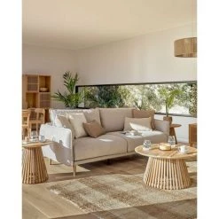 Kave Home - Canapé Carlota 3 Places Beige 213 Cm - Beige -KAVE HOME Soldes 2022 52813864 4
