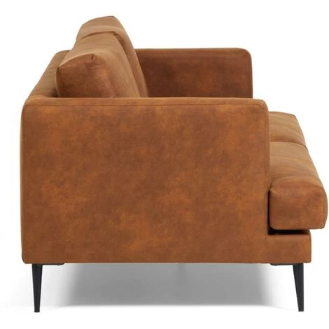 Kave Home - Canapé Tanya 2 Places Rembourré Marron Clair 183 Cm - Marron 5 Kave Home - Canapé Tanya 2 Places Rembourré Marron Clair 183 Cm - Marron – Image 3